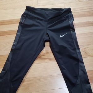 Nike black running leggings
